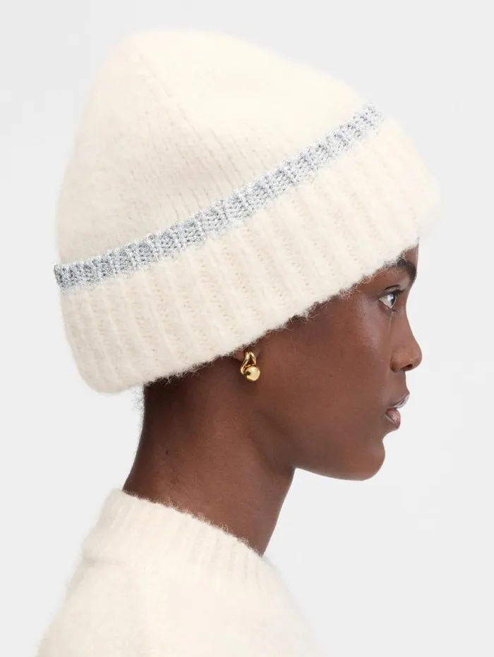 JACQUEMUS The Paoli Beanie Offwhite WomenMen Scarves Beanies and Gloves