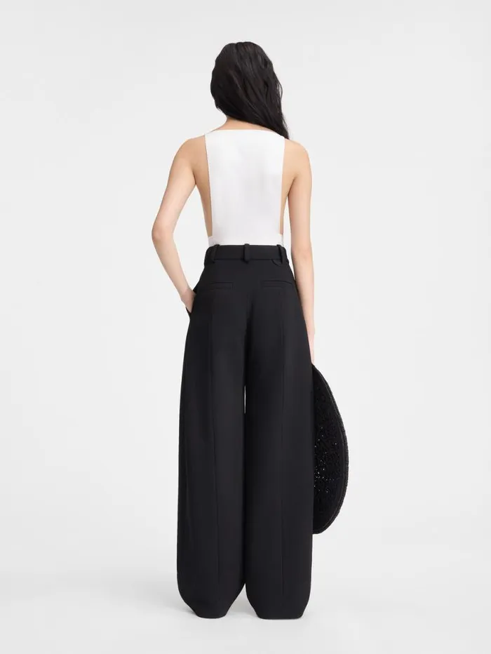 JACQUEMUS The Paseo Pants Black Women Trousers and Shorts JACQUEMUS The Paseo Pants Black Women Trousers and Shorts