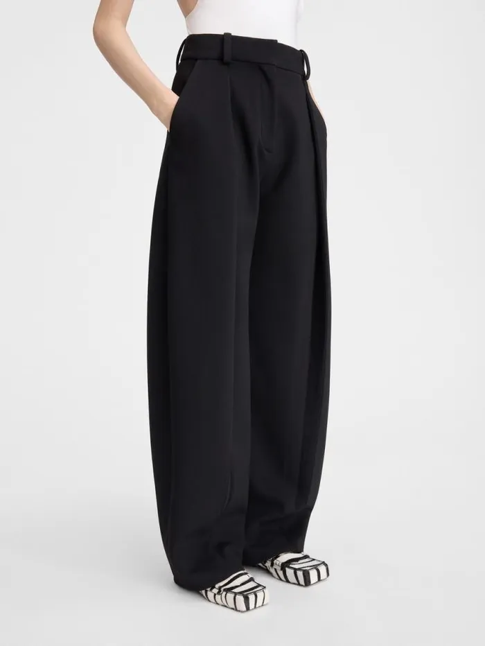 JACQUEMUS The Paseo Pants Black Women Trousers and Shorts JACQUEMUS The Paseo Pants Black Women Trousers and Shorts