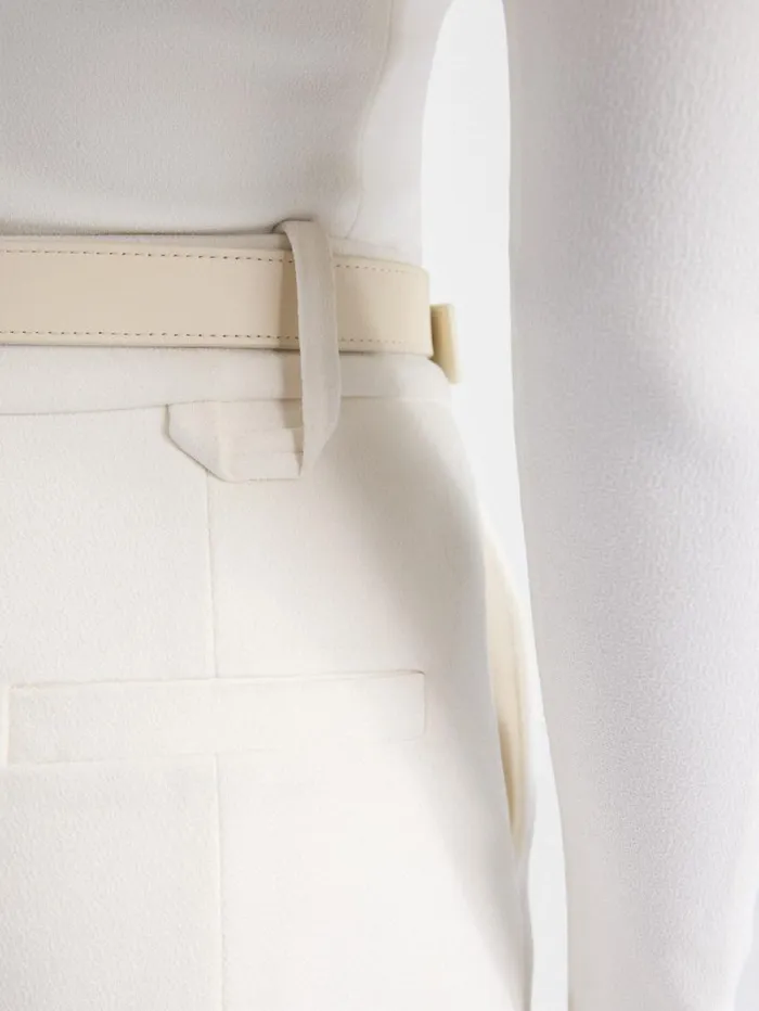 JACQUEMUS The Paseo Pants White Women Trousers and Shorts