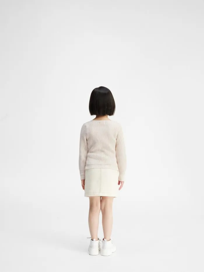 JACQUEMUS The Pau Kids039 Knit Offwhite WomenMen Tops JACQUEMUS The Pau Kids039 Knit Offwhite WomenMen Tops