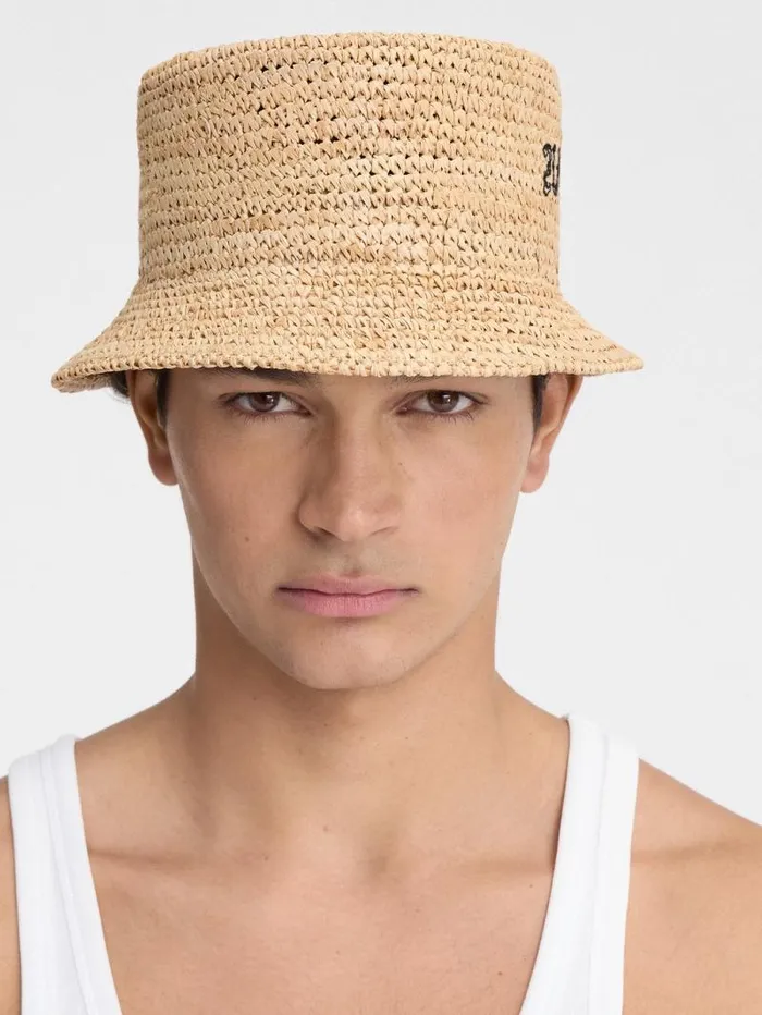 JACQUEMUS The Pesco Bucket Hat Natural WomenMen Hats