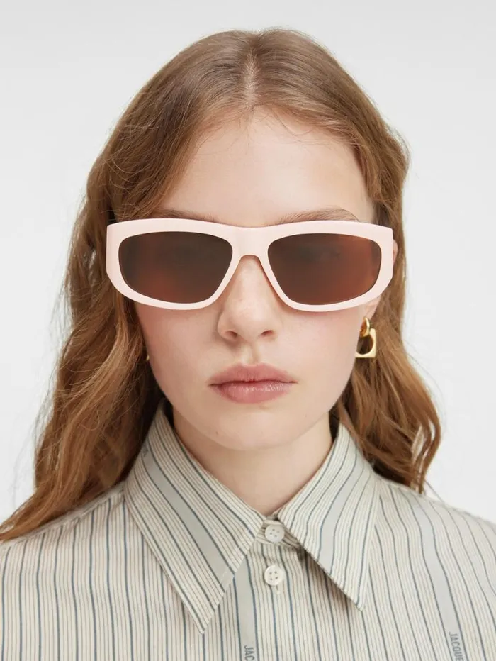 JACQUEMUS The Pilota Sunglasses Light Beige WomenMen Sunglasses JACQUEMUS The Pilota Sunglasses Light Beige WomenMen Sunglasses
