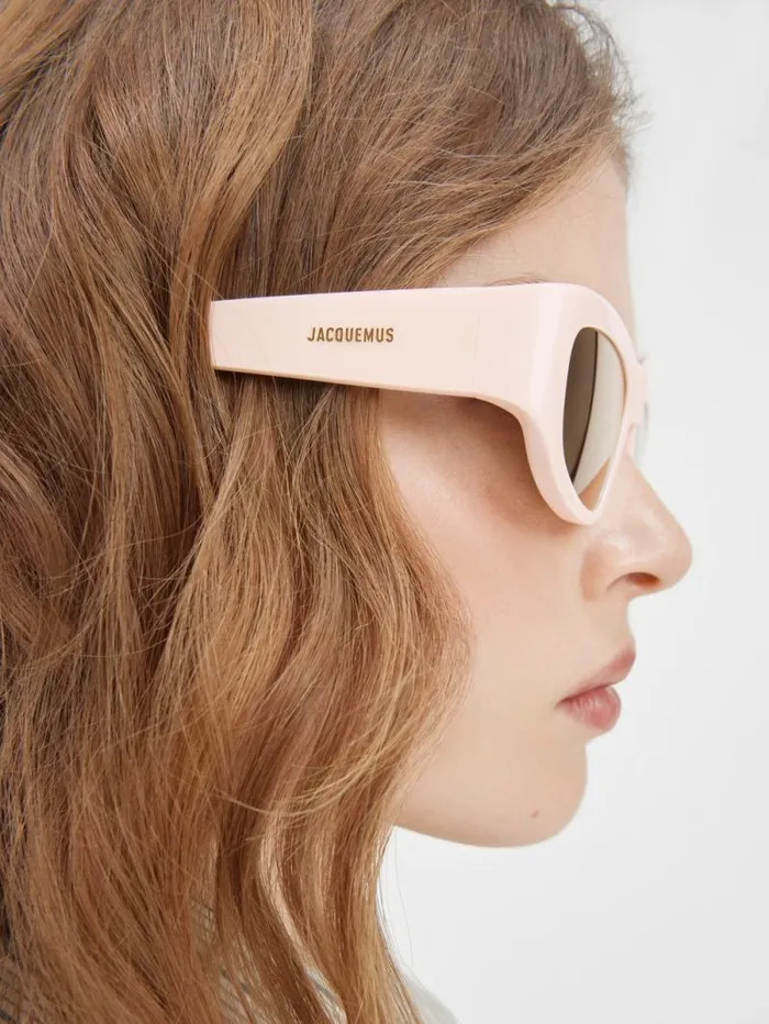 JACQUEMUS The Pilota Sunglasses Light Beige WomenMen Sunglasses JACQUEMUS The Pilota Sunglasses Light Beige WomenMen Sunglasses