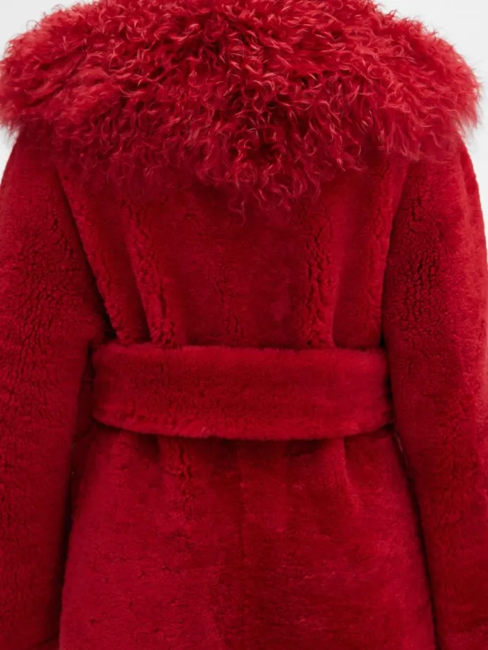 JACQUEMUS The Pilou Long Coat Dark Red Women Coats and Jackets JACQUEMUS The Pilou Long Coat Dark Red Women Coats and Jackets