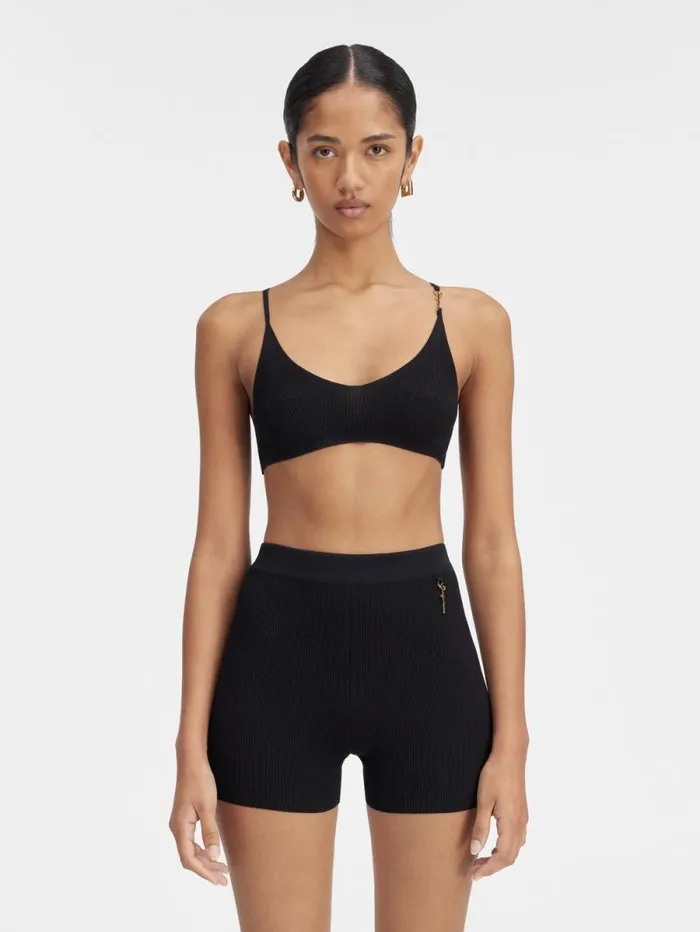 JACQUEMUS The Pral Shorts Black Women Trousers and Shorts
