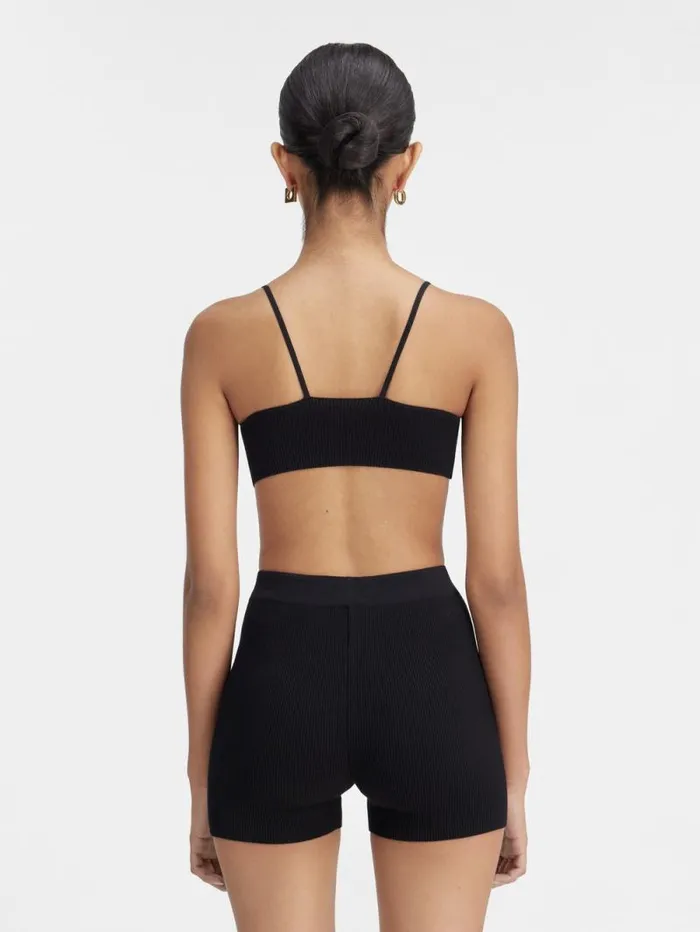 JACQUEMUS The Pral Shorts Black Women Trousers and Shorts