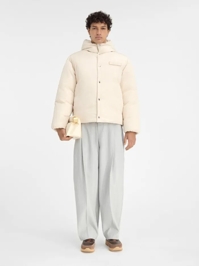 JACQUEMUS The Puffer Jacket Offwhite Men Coats and Jackets