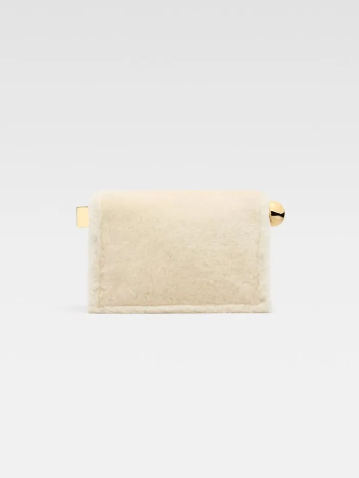 JACQUEMUS The Rond Carr Clutch Offwhite Women Crossbody and Handbags JACQUEMUS The Rond Carr Clutch Offwhite Women Crossbody and Handbags