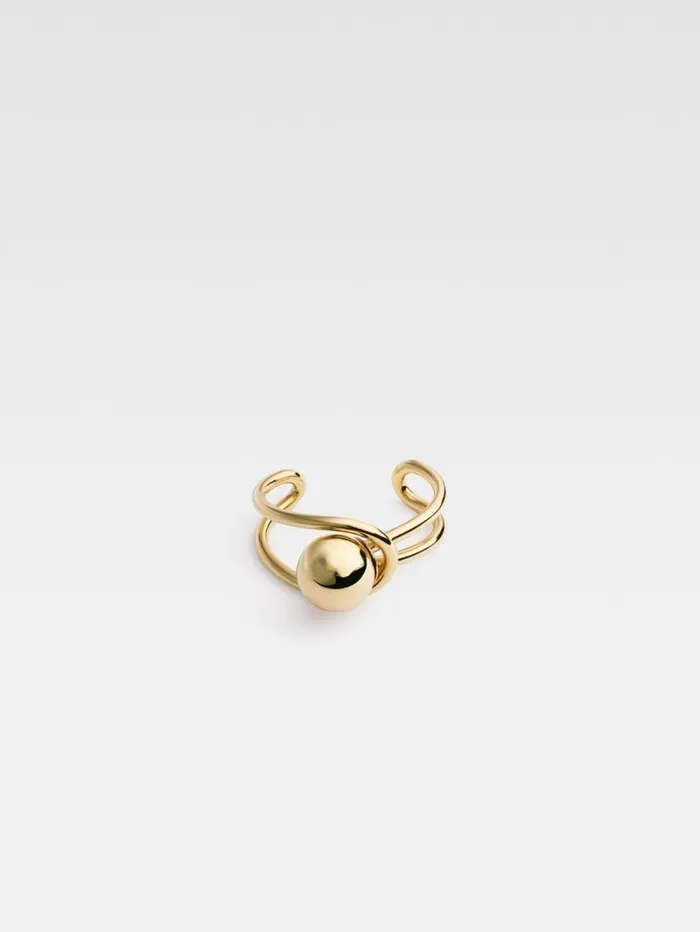JACQUEMUS The Round Nodo Bracelet Gold Women Jewellery