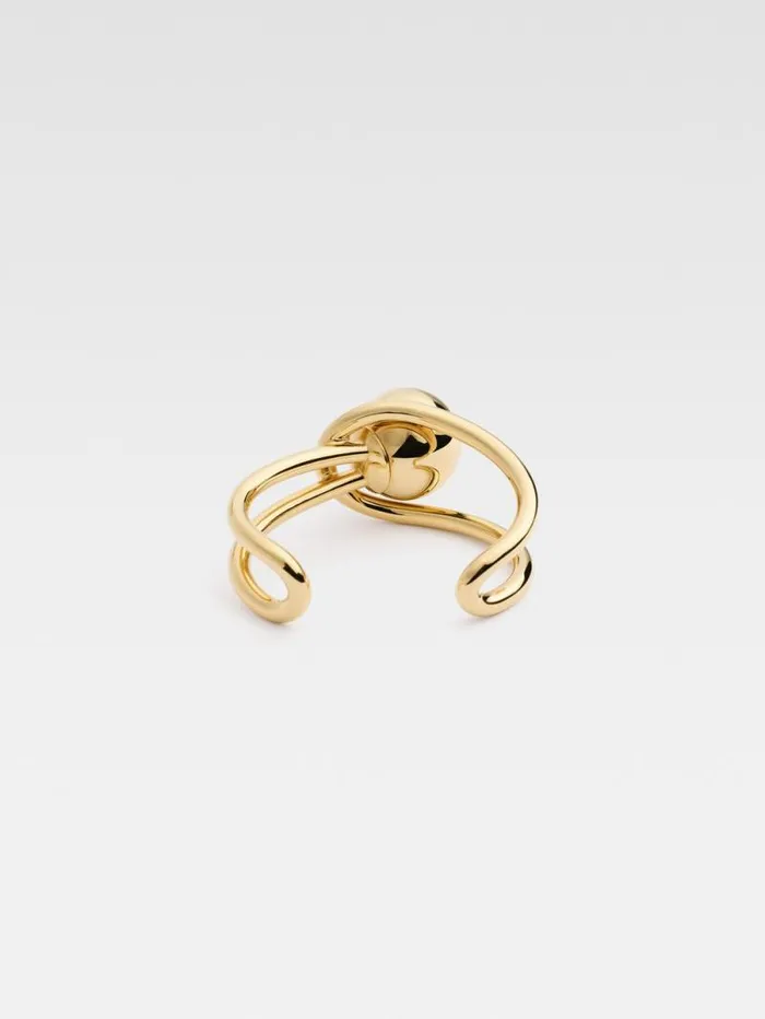 JACQUEMUS The Round Nodo Bracelet Gold Women Jewellery JACQUEMUS The Round Nodo Bracelet Gold Women Jewellery