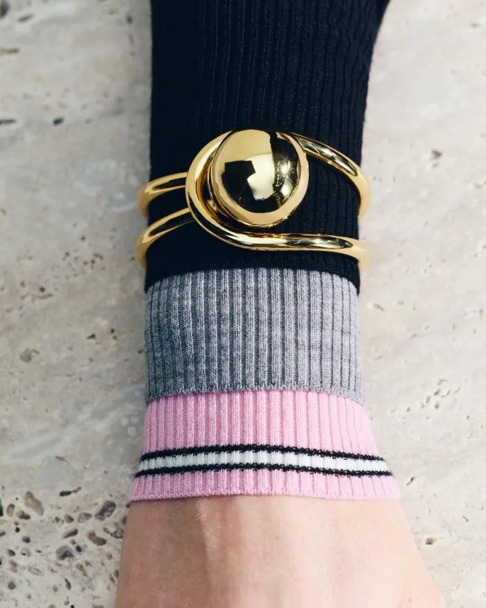 JACQUEMUS The Round Nodo Bracelet Gold Women Jewellery JACQUEMUS The Round Nodo Bracelet Gold Women Jewellery