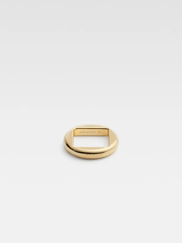 JACQUEMUS The Round Ring Light Gold Women Jewellery