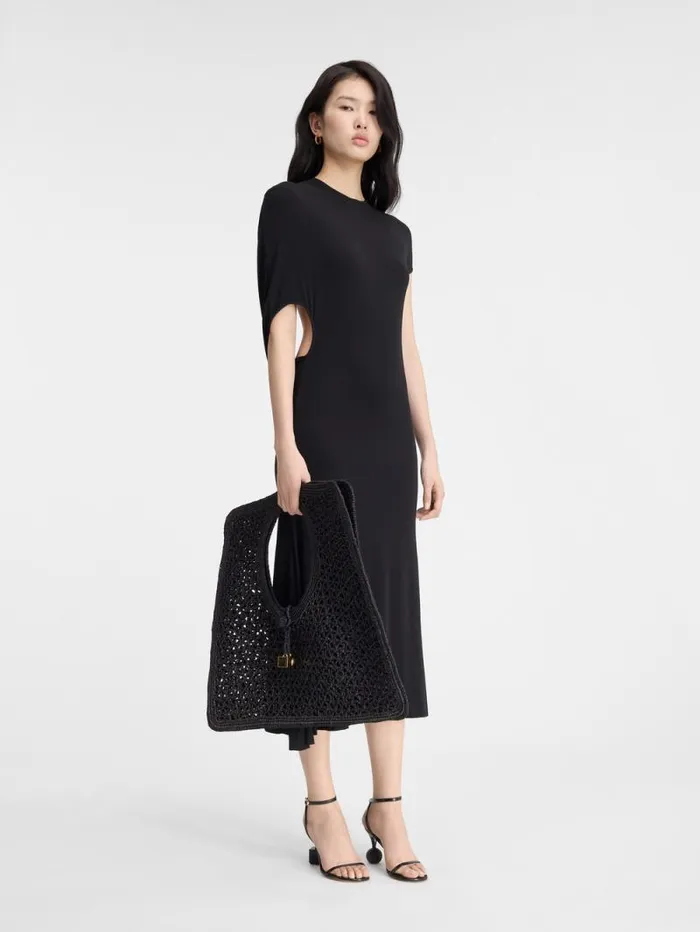 JACQUEMUS The Salerno Dress Black Women Dresses and Skirts JACQUEMUS The Salerno Dress Black Women Dresses and Skirts
