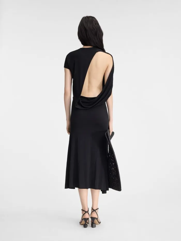 JACQUEMUS The Salerno Dress Black Women Dresses and Skirts JACQUEMUS The Salerno Dress Black Women Dresses and Skirts