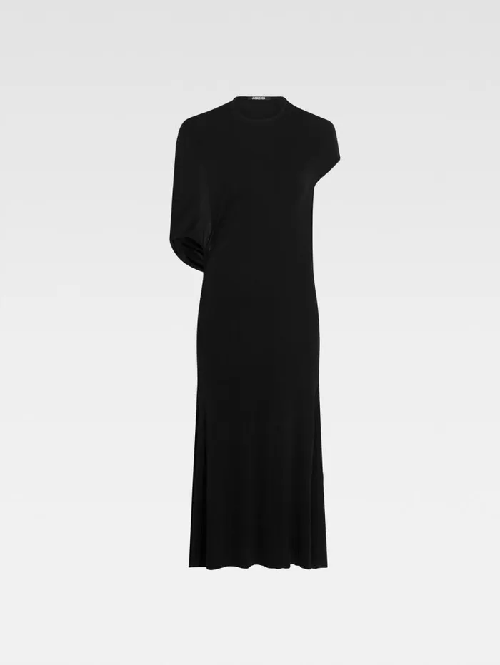 JACQUEMUS The Salerno Dress Black Women Dresses and Skirts JACQUEMUS The Salerno Dress Black Women Dresses and Skirts
