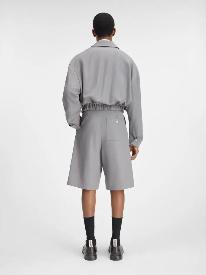 JACQUEMUS The Salti Jacket Grey Men Coats and Jackets