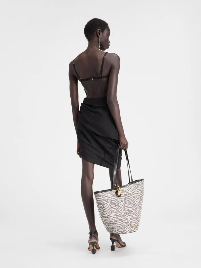 JACQUEMUS The Saudade Dress Black Women Dresses and Skirts JACQUEMUS The Saudade Dress Black Women Dresses and Skirts