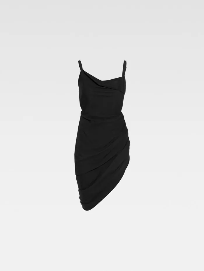 JACQUEMUS The Saudade Dress Black Women Dresses and Skirts JACQUEMUS The Saudade Dress Black Women Dresses and Skirts