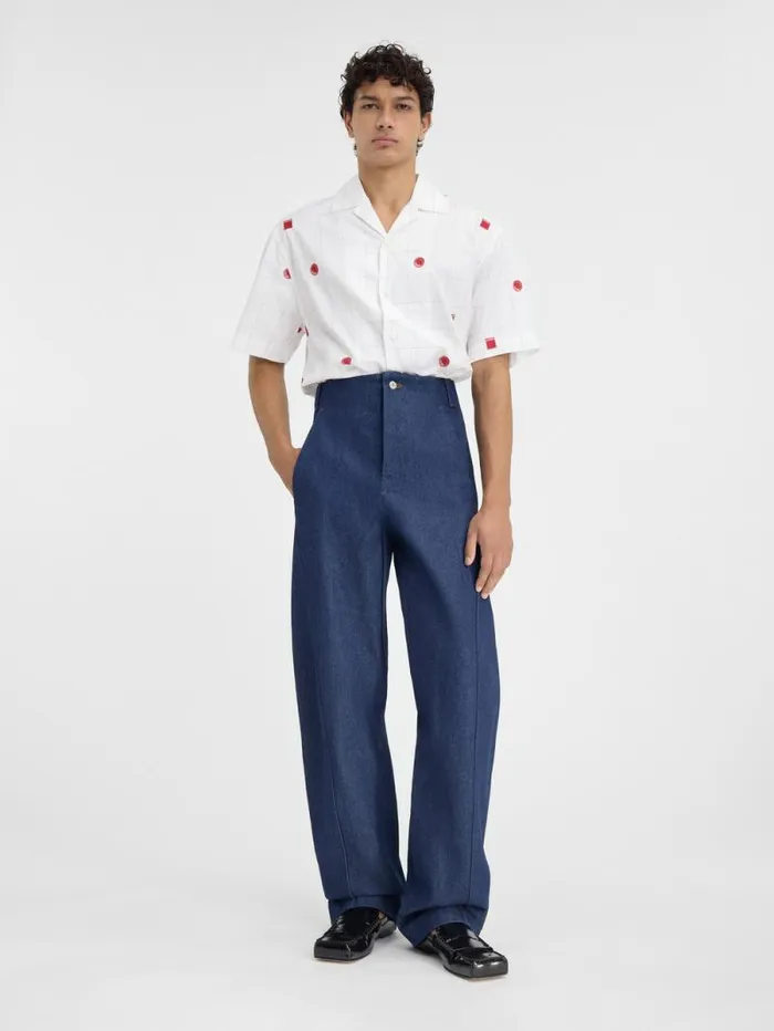JACQUEMUS The Scala DeNmes Denim Pants Navy Men Denim