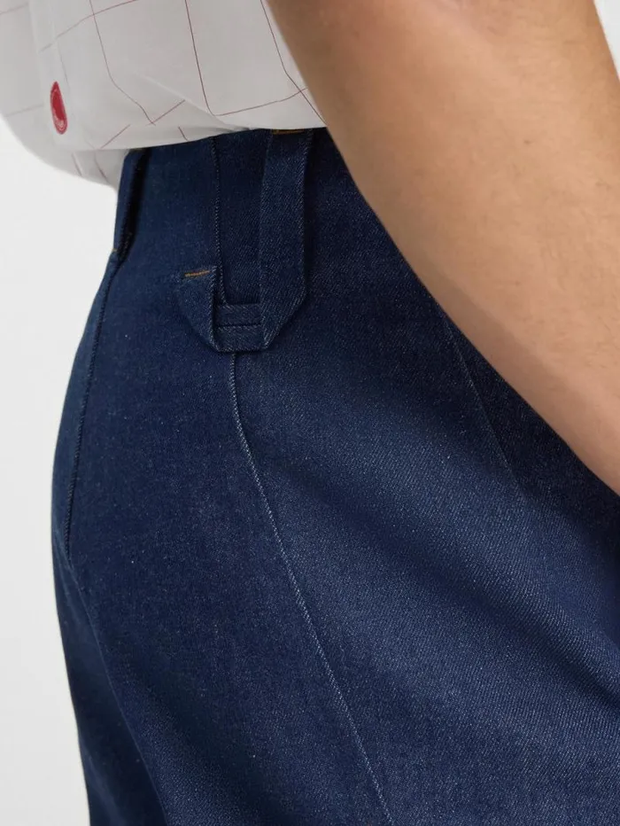 JACQUEMUS The Scala DeNmes Denim Pants Navy Men Denim JACQUEMUS The Scala DeNmes Denim Pants Navy Men Denim