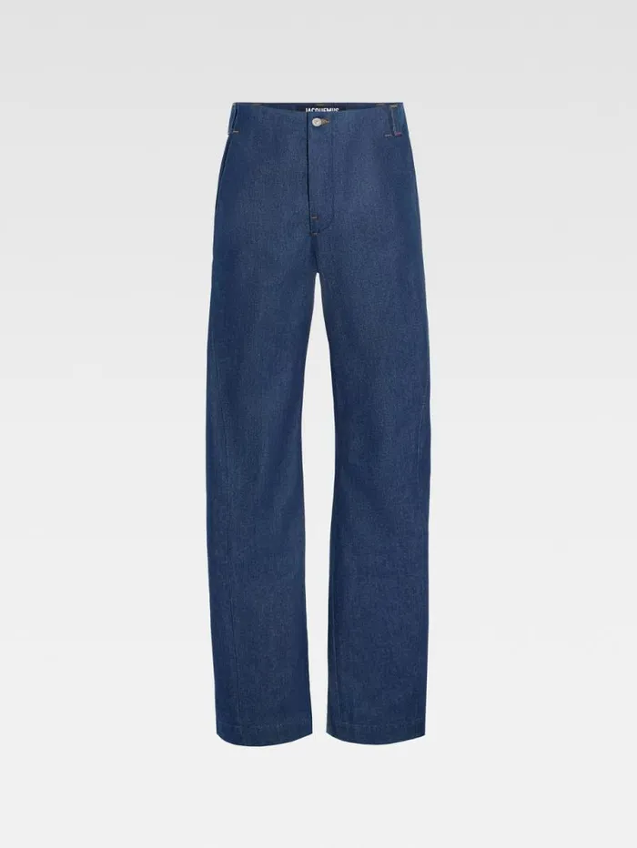 JACQUEMUS The Scala DeNmes Denim Pants Navy Men Denim JACQUEMUS The Scala DeNmes Denim Pants Navy Men Denim