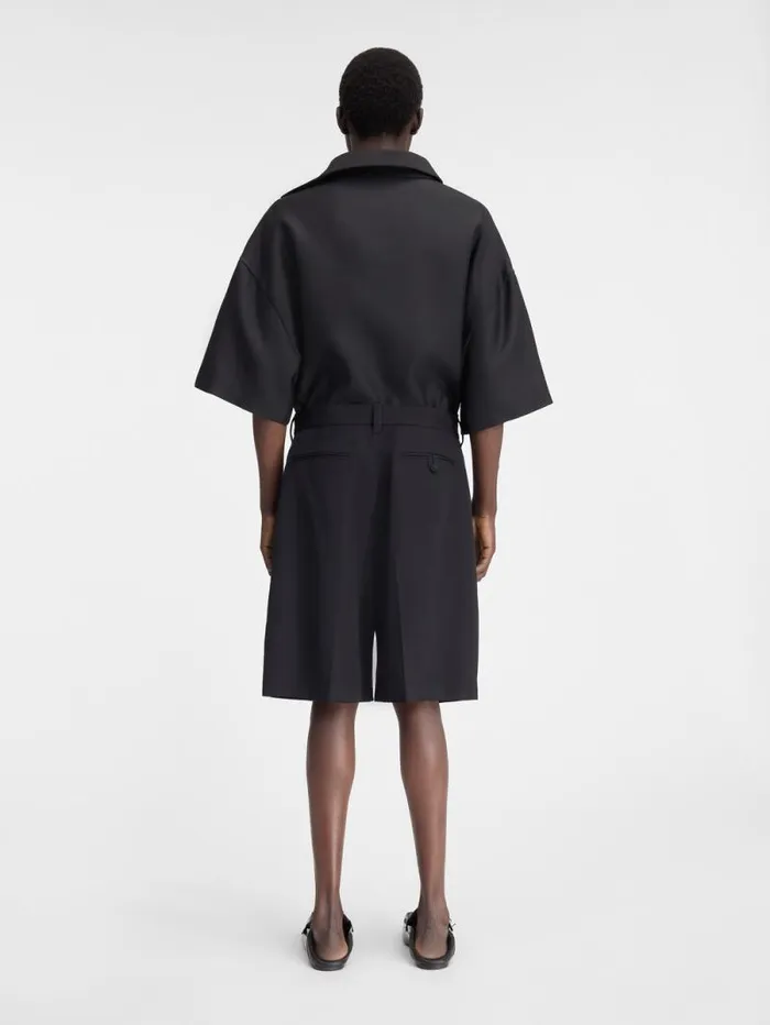 JACQUEMUS The Scala Polo Shirt Black Men Shirts JACQUEMUS The Scala Polo Shirt Black Men Shirts