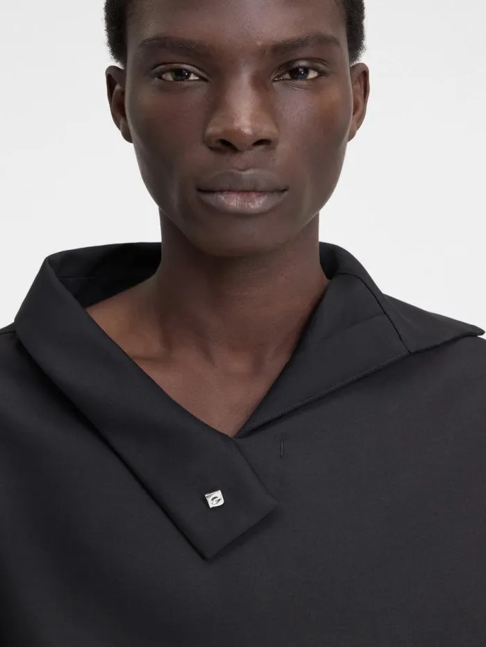 JACQUEMUS The Scala Polo Shirt Black Men Shirts JACQUEMUS The Scala Polo Shirt Black Men Shirts