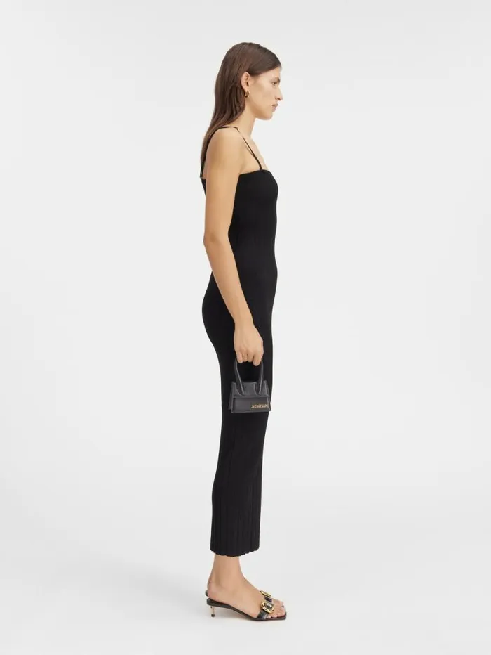 JACQUEMUS The Sierra Dress With Straps Black Women Dresses and Skirts JACQUEMUS The Sierra Dress With Straps Black Women Dresses and Skirts