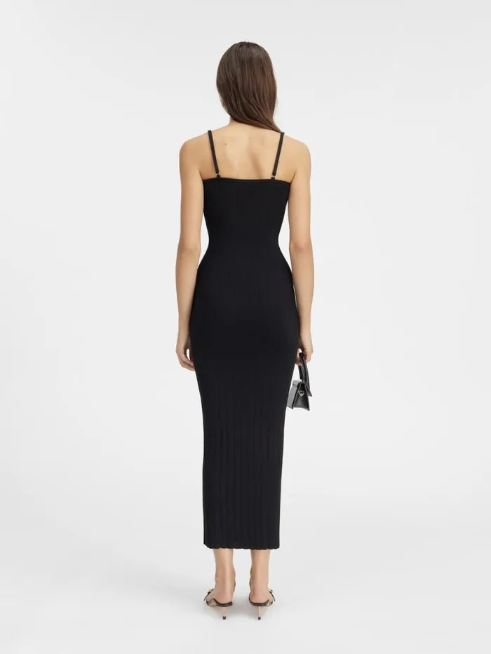 JACQUEMUS The Sierra Dress With Straps Black Women Dresses and Skirts JACQUEMUS The Sierra Dress With Straps Black Women Dresses and Skirts