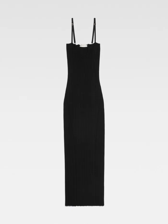 JACQUEMUS The Sierra Dress With Straps Black Women Dresses and Skirts JACQUEMUS The Sierra Dress With Straps Black Women Dresses and Skirts