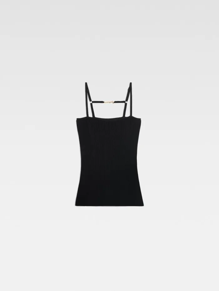 JACQUEMUS The Sierra Top Black Women Tops and Shirts JACQUEMUS The Sierra Top Black Women Tops and Shirts