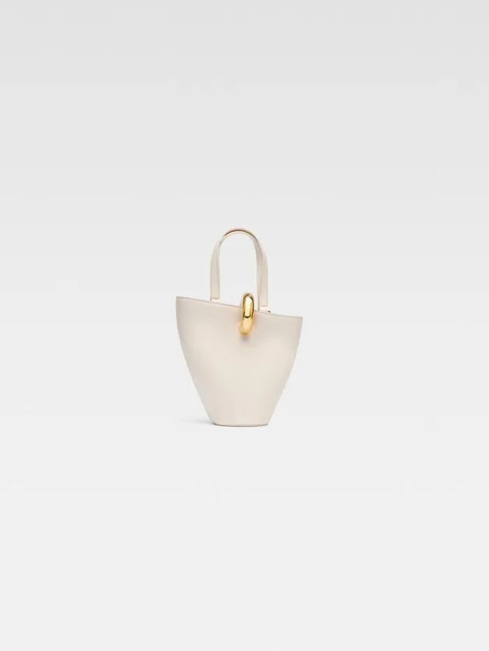 JACQUEMUS The Small Bambola Light Ivory Women Crossbody and Handbags JACQUEMUS The Small Bambola Light Ivory Women Crossbody and Handbags