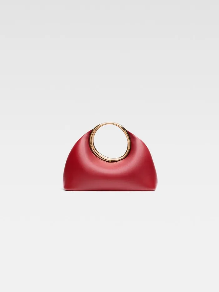 JACQUEMUS The Small Calino Dark Red Women Crossbody and Handbags JACQUEMUS The Small Calino Dark Red Women Crossbody and Handbags