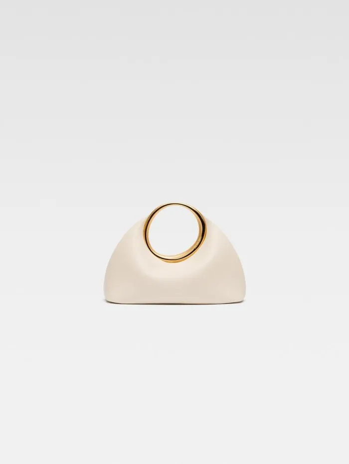 JACQUEMUS The Small Calino Light Ivory Women Crossbody and Handbags