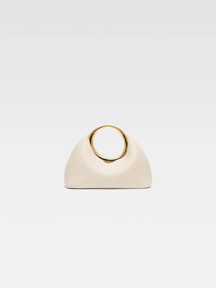 JACQUEMUS The Small Calino Light Ivory Women Crossbody and Handbags JACQUEMUS The Small Calino Light Ivory Women Crossbody and Handbags