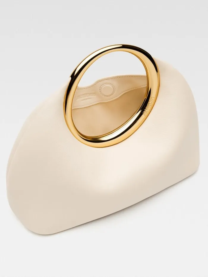 JACQUEMUS The Small Calino Light Ivory Women Crossbody and Handbags JACQUEMUS The Small Calino Light Ivory Women Crossbody and Handbags