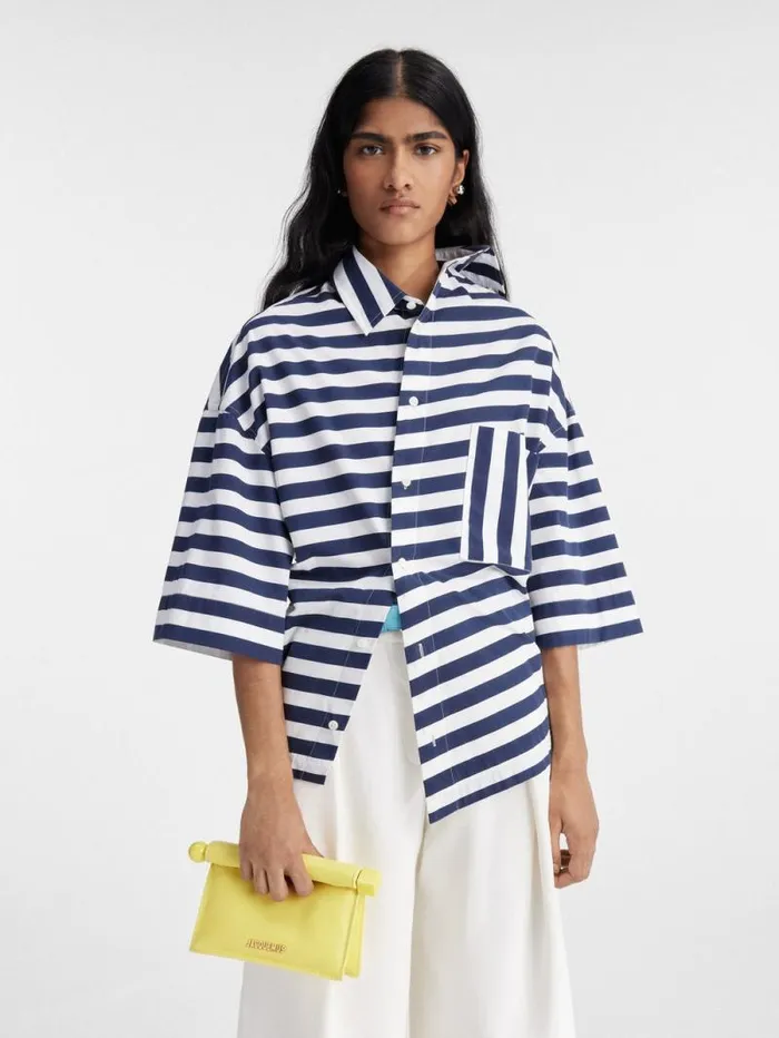JACQUEMUS The Small Rond Carr Clutch Yellow Women Crossbody and Handbags JACQUEMUS The Small Rond Carr Clutch Yellow Women Crossbody and Handbags