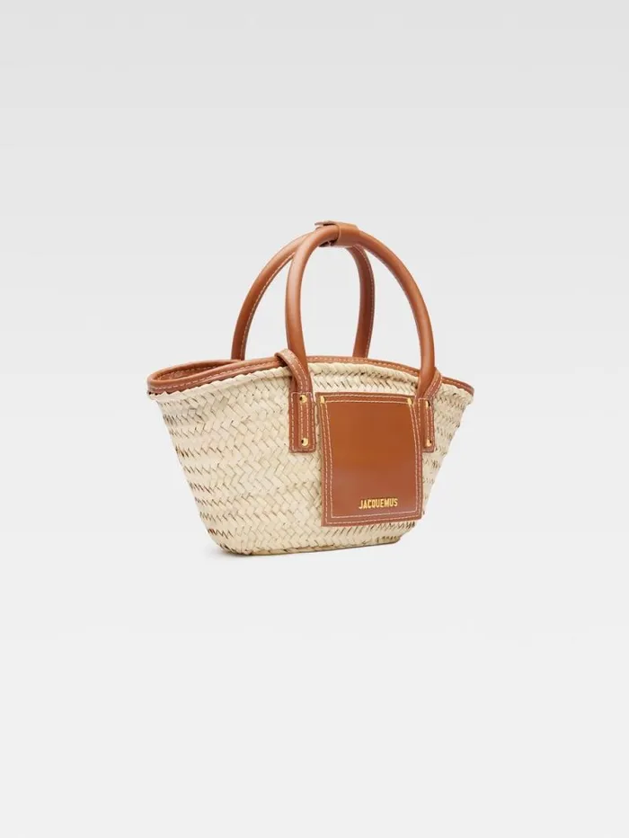 JACQUEMUS The Small Soli Basket Light Brown Women Crossbody and Handbags