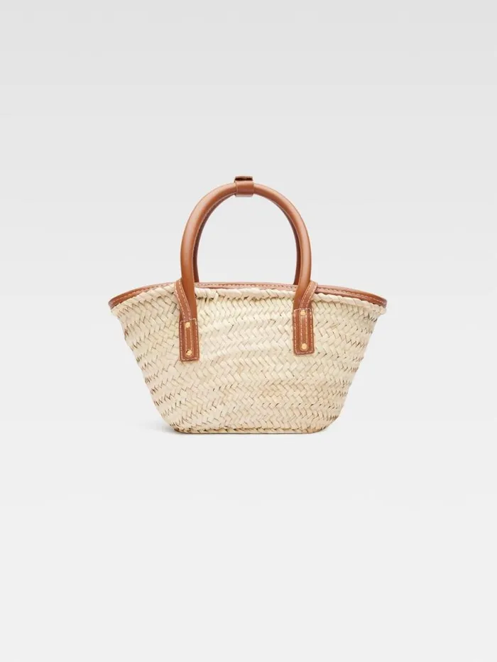 JACQUEMUS The Small Soli Basket Light Brown Women Crossbody and Handbags
