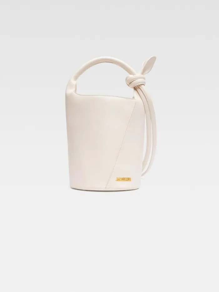 JACQUEMUS The Small Tourni Light Ivory Women Crossbody and Handbags