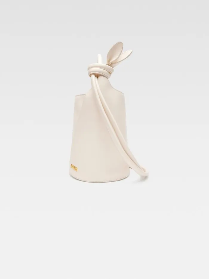 JACQUEMUS The Small Tourni Light Ivory Women Crossbody and Handbags JACQUEMUS The Small Tourni Light Ivory Women Crossbody and Handbags
