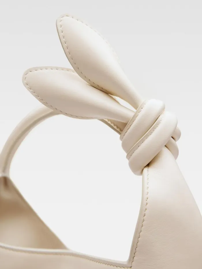 JACQUEMUS The Small Tourni Light Ivory Women Crossbody and Handbags JACQUEMUS The Small Tourni Light Ivory Women Crossbody and Handbags