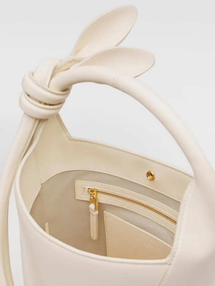 JACQUEMUS The Small Tourni Light Ivory Women Crossbody and Handbags JACQUEMUS The Small Tourni Light Ivory Women Crossbody and Handbags