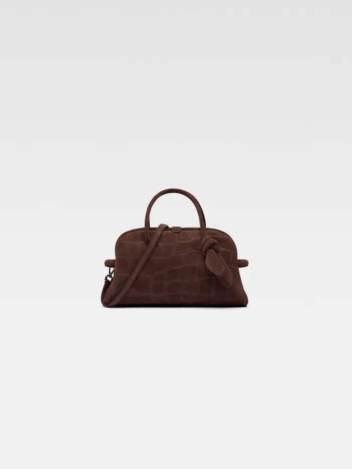 JACQUEMUS The Small Turismo Dark Brown WomenMen Crossbody and Handbags