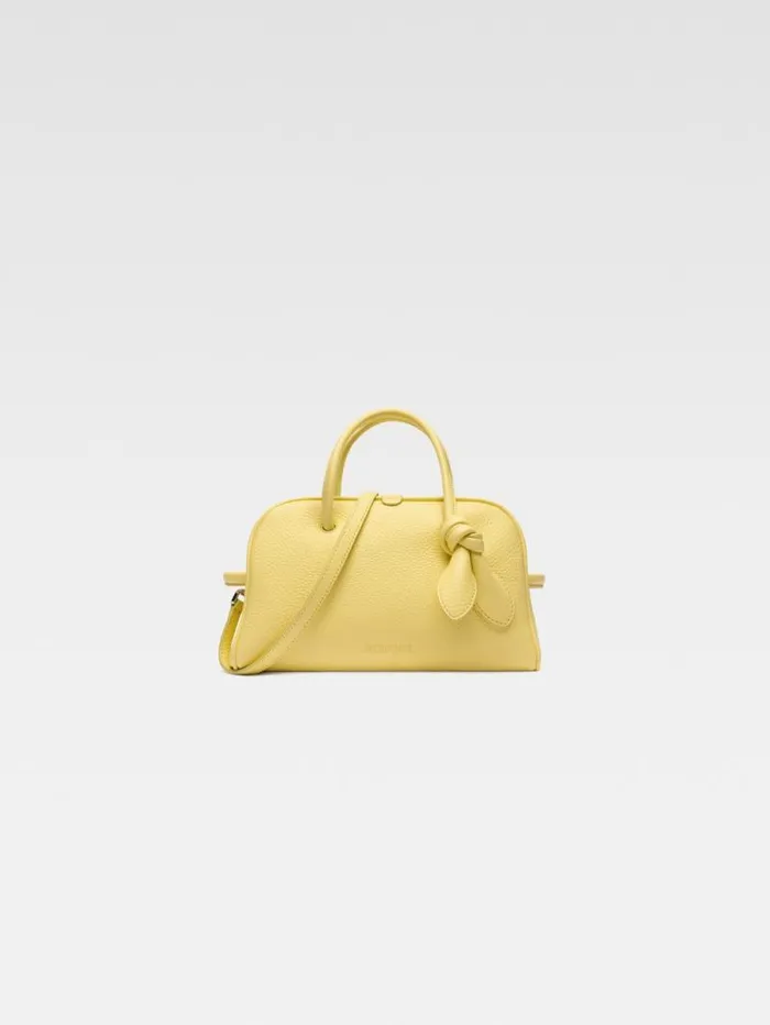 JACQUEMUS The Small Turismo Light Yellow WomenMen Crossbody and Handbags