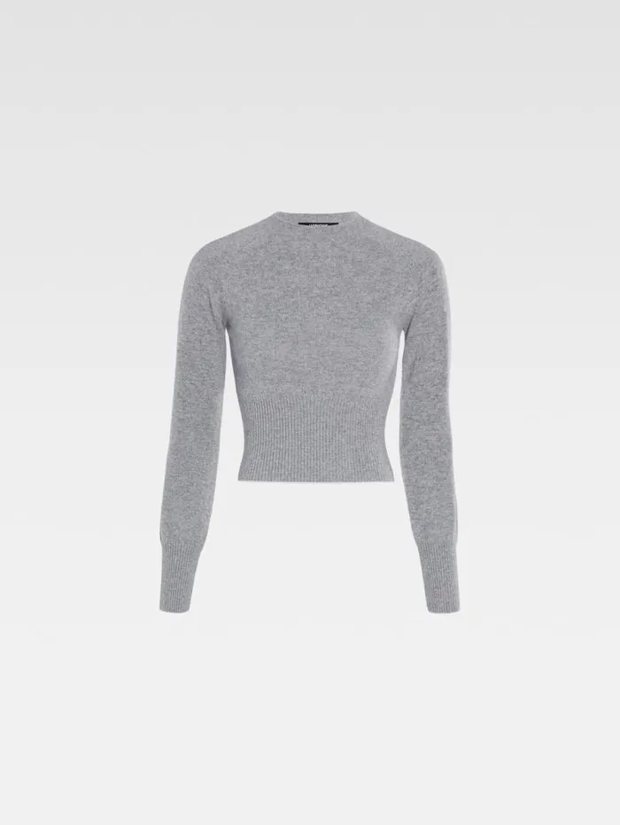 JACQUEMUS The Soglia Knit Grey Women Knits JACQUEMUS The Soglia Knit Grey Women Knits