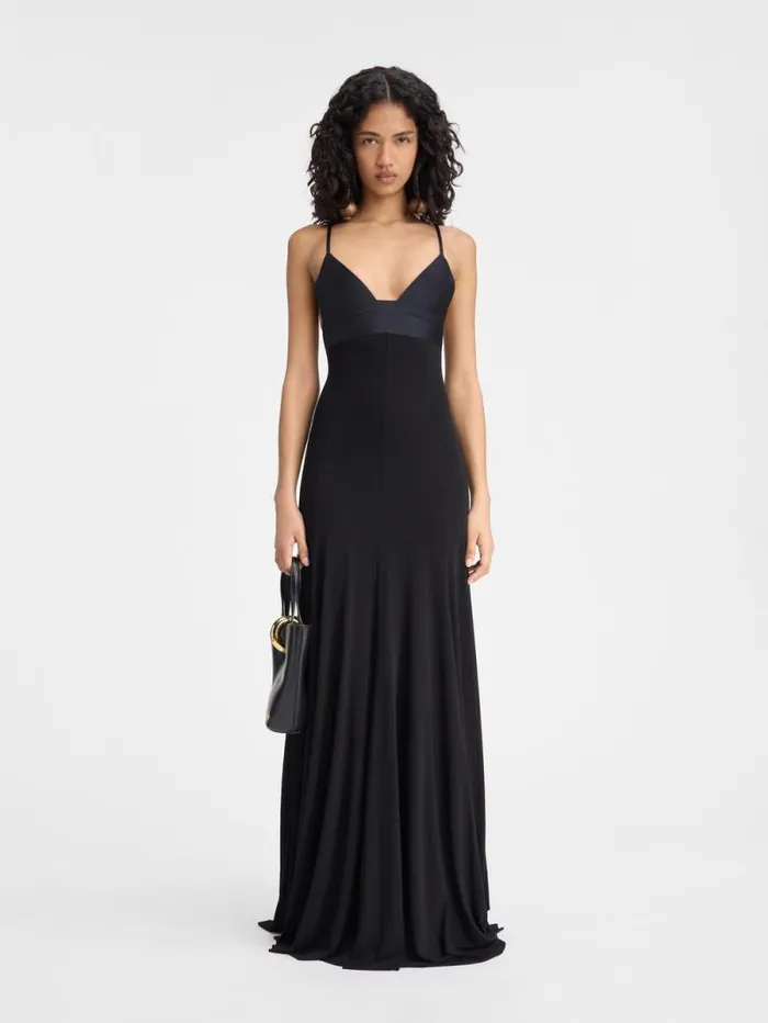 JACQUEMUS The Spallina Dress Black Women Dresses and Skirts