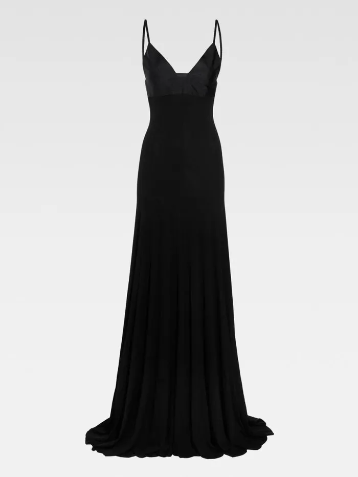 JACQUEMUS The Spallina Dress Black Women Dresses and Skirts JACQUEMUS The Spallina Dress Black Women Dresses and Skirts