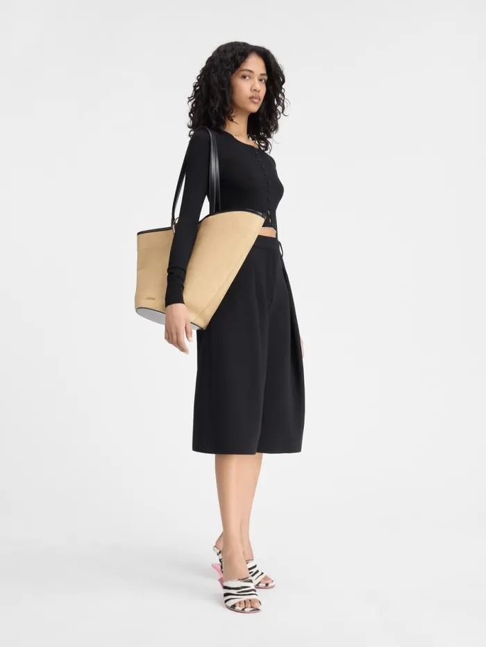 JACQUEMUS The Spiaggia Cardigan Black Women Knits JACQUEMUS The Spiaggia Cardigan Black Women Knits